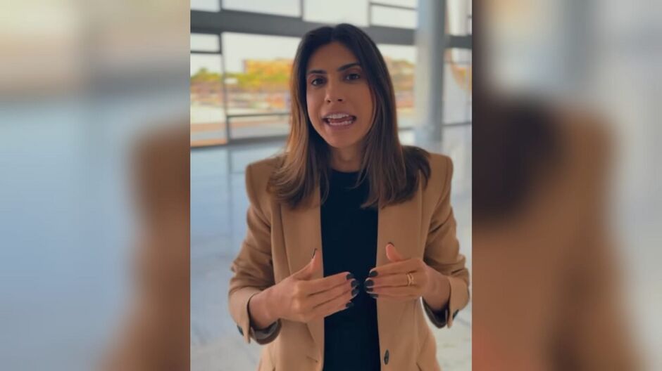 Camila adota bordão do governador de MS 