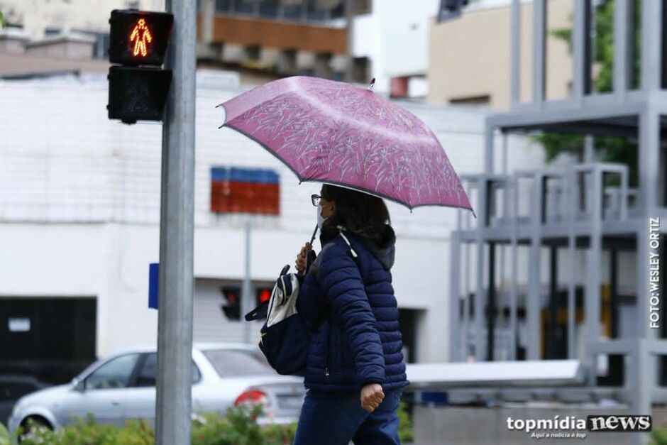 Sensação abaixo de zero: MS começa julho com frio intenso e chuva fraca