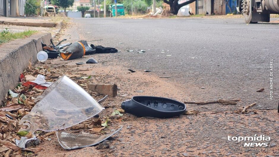 Destroços foram encontrados no local da batida