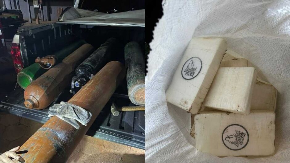 Drogas estavam escondidas em um caminh&atilde;o