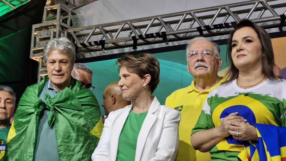 Adriane Lopes durante lançamento da pré-candidatura 