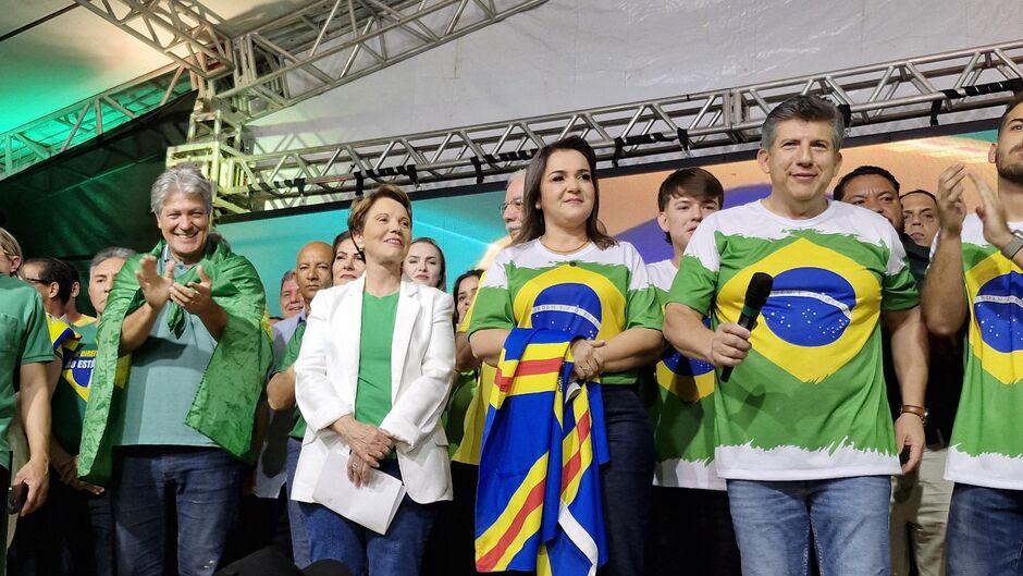Adriane Lopes durante lançamento da pré-candidatura 