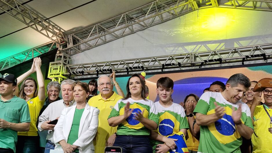 Adriane Lopes durante lançamento da pré-candidatura 