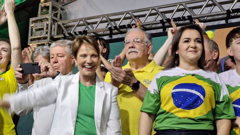 Adriane Lopes durante lançamento da pré-candidatura 