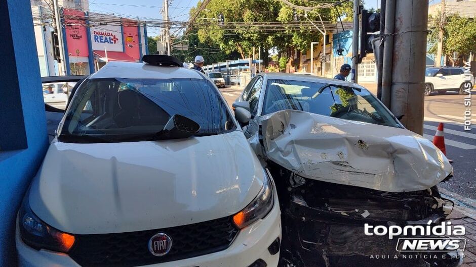 Apesar da cena impressionante, ninguém se feriu gravemente