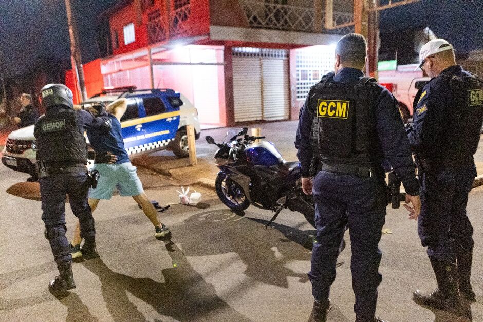 O saldo da atuação da GCM e da Polícia Civil foram 90 pessoas e 48 veículos abordados