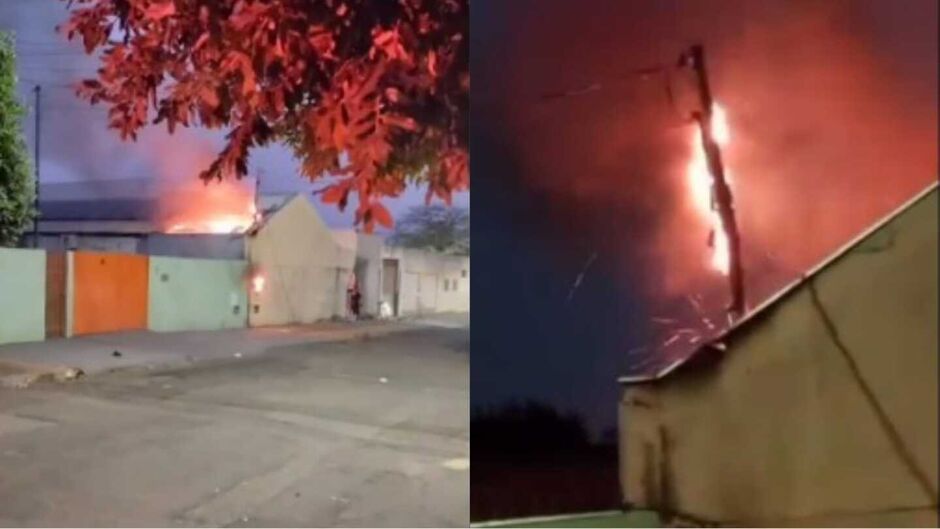 Explosão ocorreu em um padrão de energia da casa