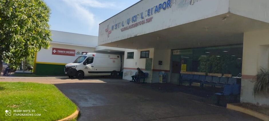 Populares acionaram a ambulância municipal de Itaporã