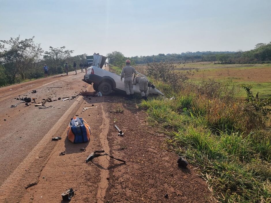 Acidente aconteceu na BR-267, em Rio Brilhante