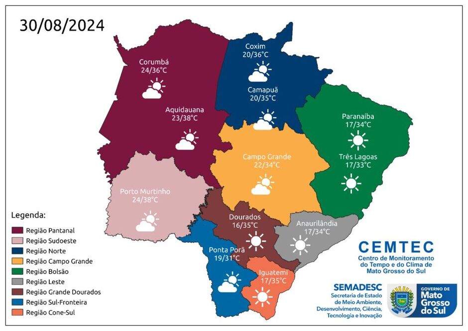 Umidade relativa do ar fica baixa no período da tarde