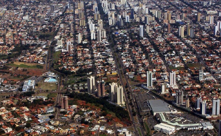 Vista aérea de Campo Grande