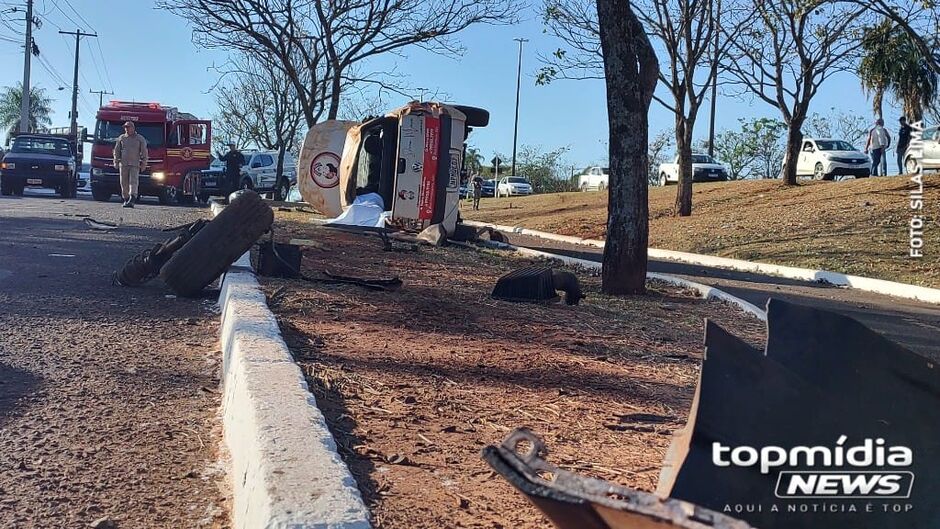 Motorista morreu no local do acidente