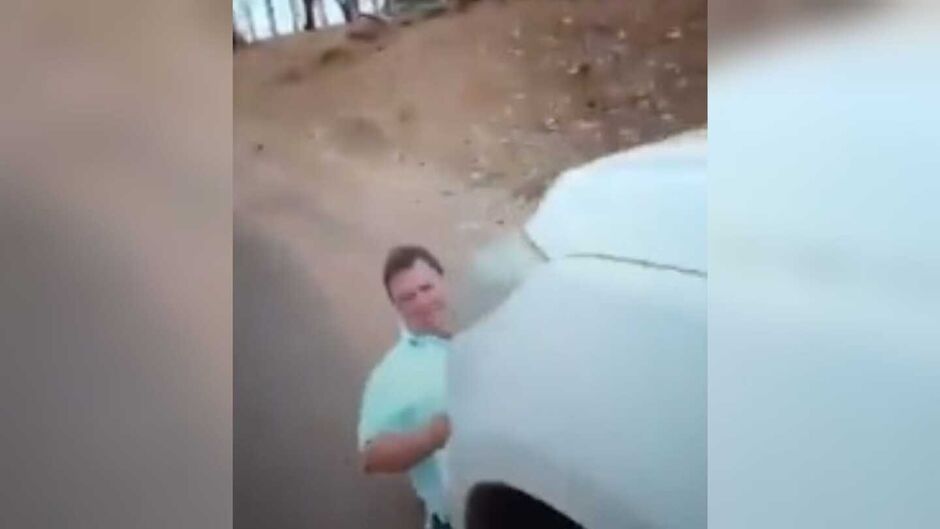 Vídeo do prefeito sendo atropelado viralizou nas redes sociais