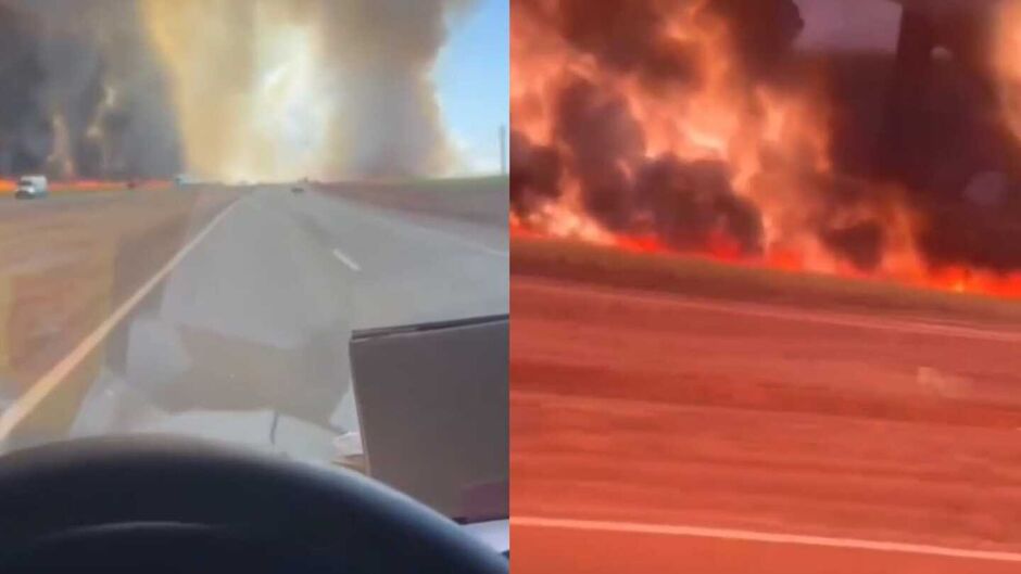 Incêndio estava em níveis assustadores