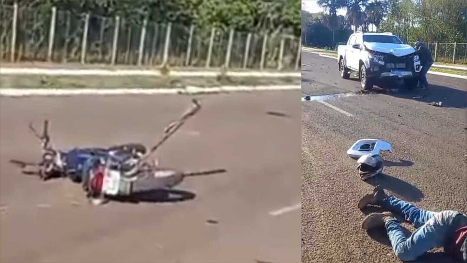 Motociclista chegou a ser socorrido, mas morreu pouco depois