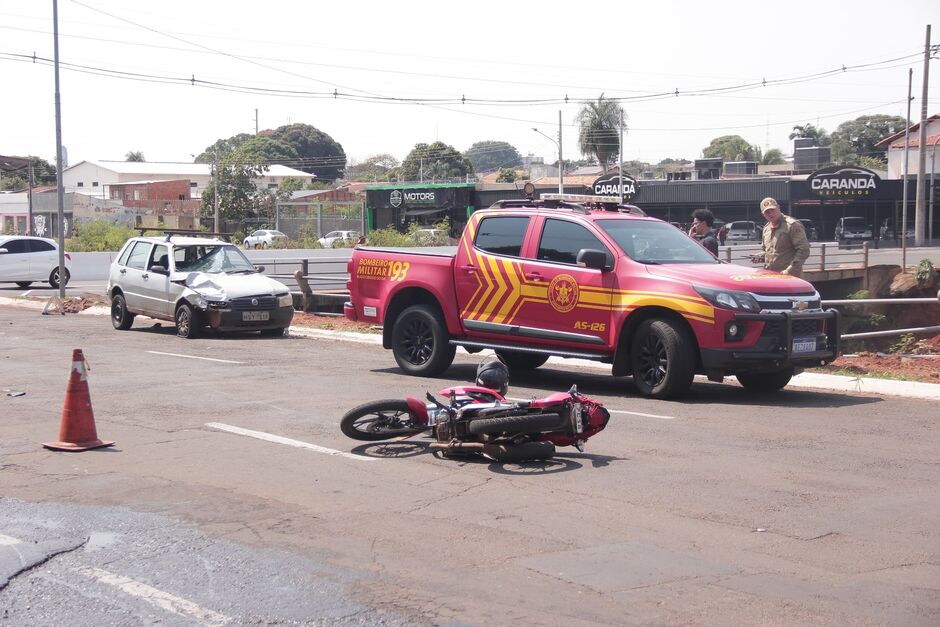 Tanto o Corpo de Bombeiros quanto o Samu foram acionados