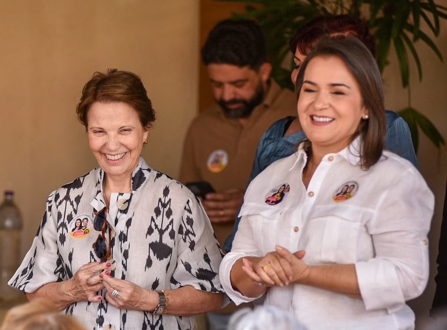 Senadora e prefeita participaram de reuniões políticas