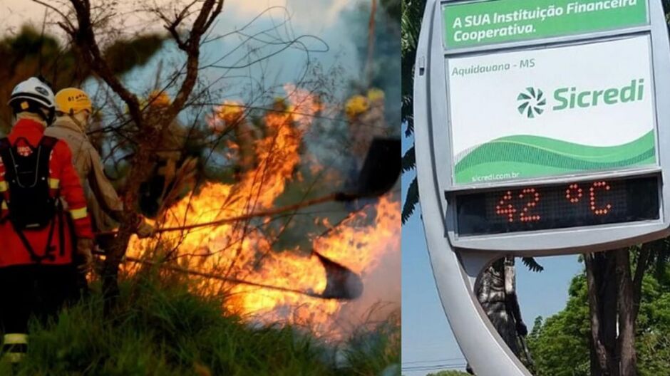 Calor e fumaça afligem Pantanal de Corumbá e Aquidauana 