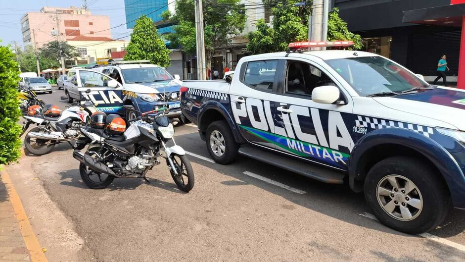 Homem foi preso ainda na região central