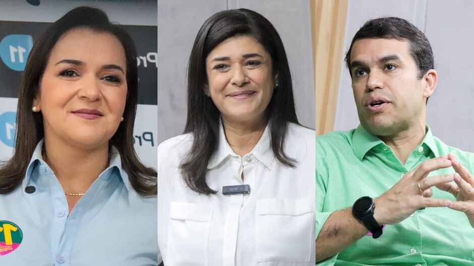 Três candidatos têm chance de ir ao 2&ordm; turno 