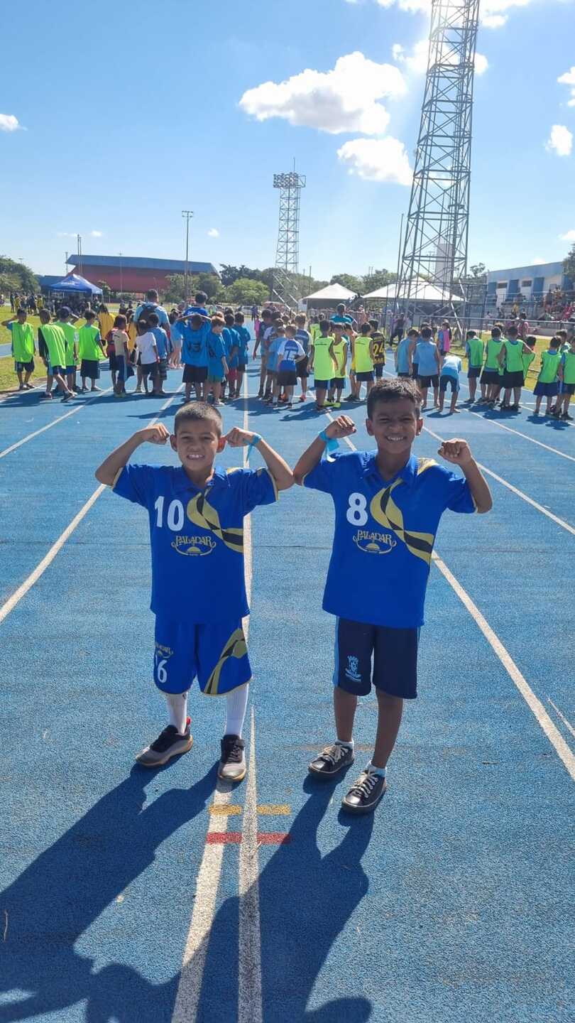 Cristiane e seus treinandos