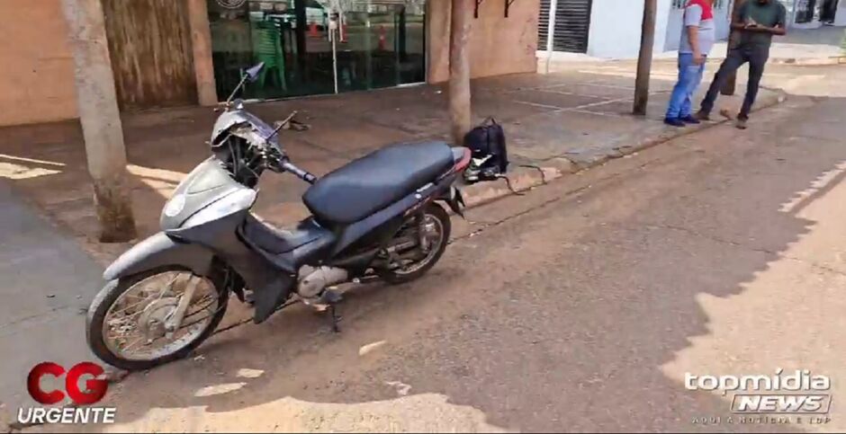 Moto era pilotada por policial civil 