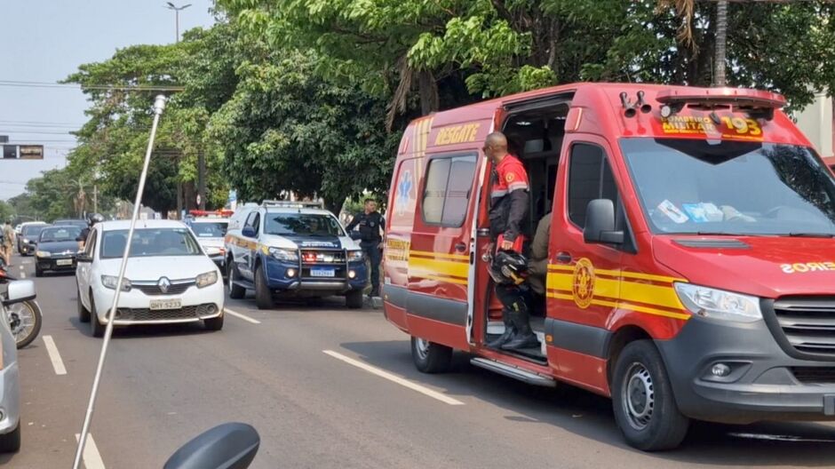 Fuga marcou acidente com motociclista fraturado na Mato Grosso 