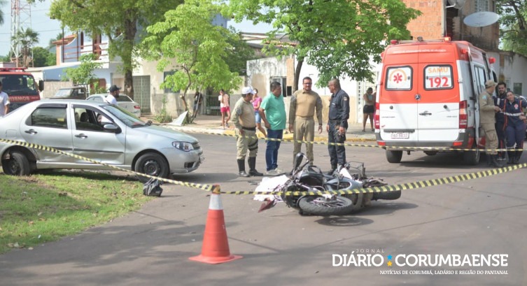 Corpo de Bombeiros Militar atendeu a ocorrência