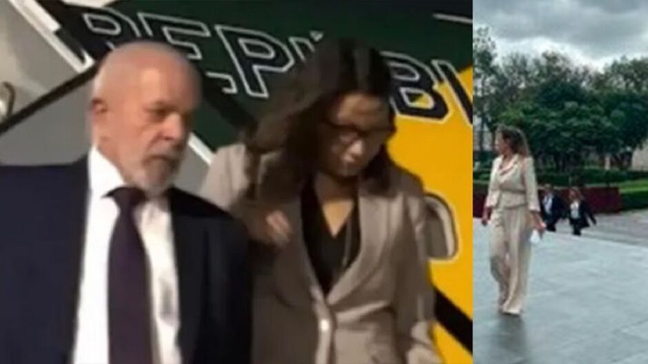 Lula, a esposa Janja e Soraya (direita)