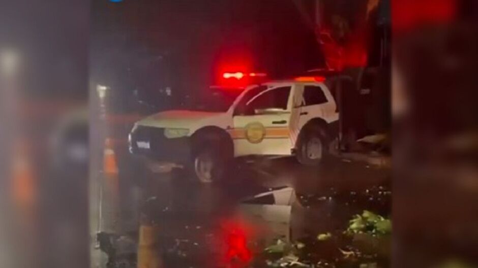 Chuva forte começou por volta das 18h