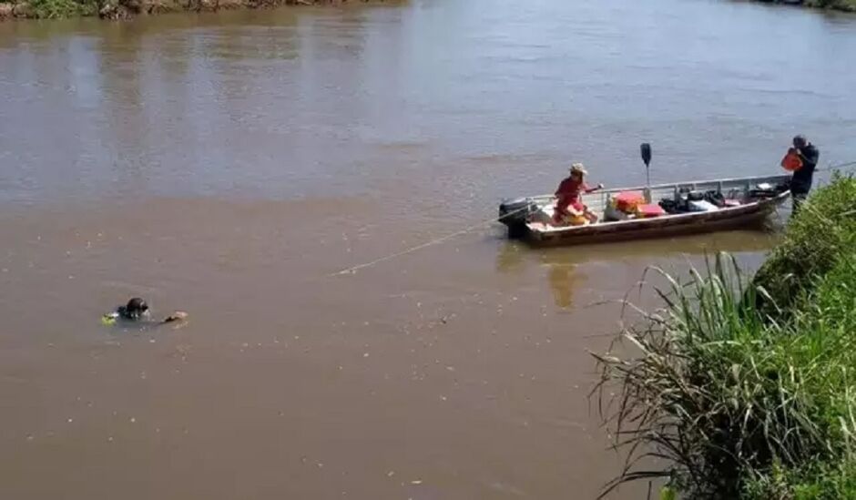 Rio onde o pescador desapareceu 