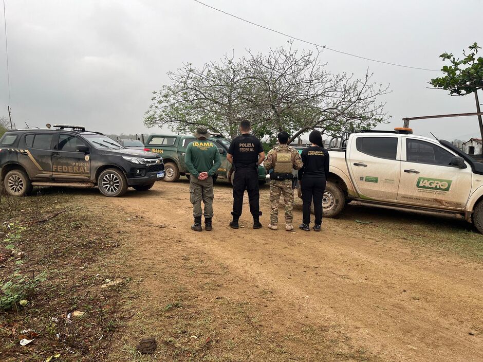 PF cumpre mandados durante investigação de incêndios criminosos na região do Pantanal