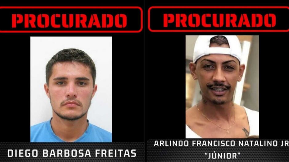 Suspeitos estão sendo procurados pela polícia