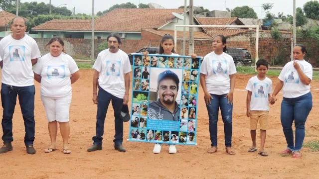 Amigos e familiares fazem homenagem a aquidauanense morto em acidente na MS-345