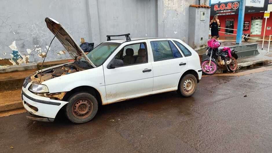 A ocorrência contou com a presença de motossocorristas do Corpo de Bombeiros