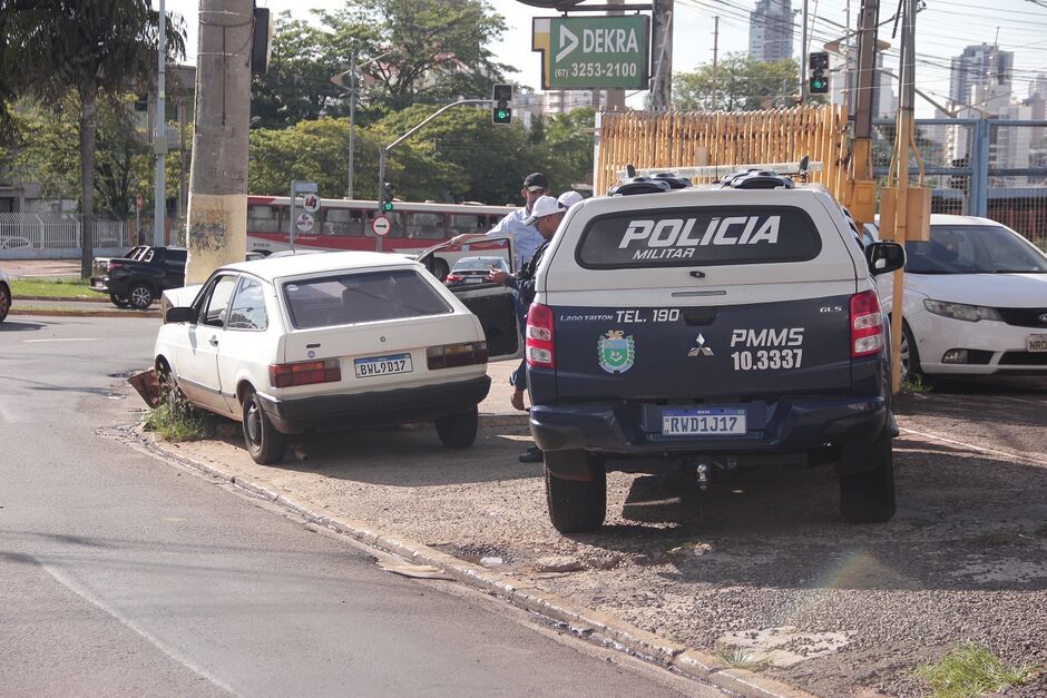 Batida ocorreu em entroncamento da Joaquim Murtinho 