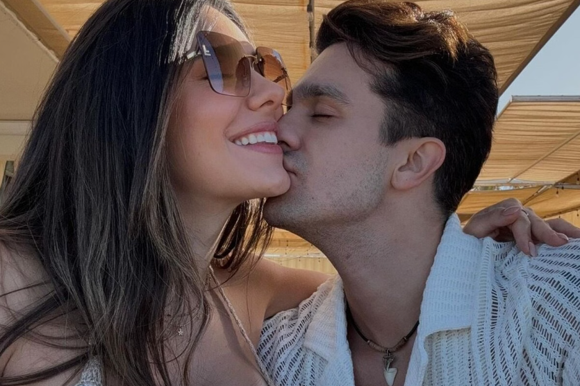 Luan Santana e Jade Magalhães estão a espera da Serena