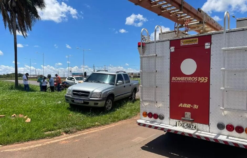 Corpo de Bombeiros levou idoso ao Hospital Municipal 