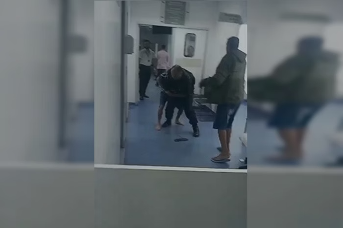 Suspeito teria se irritado e partido para cima do vigilante ao ser abordado