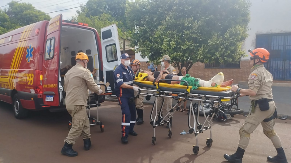 Samu foi acionado e socorreu a mulher