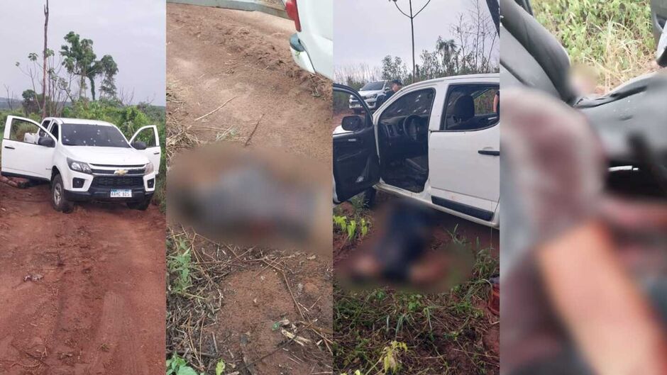 Trio é executado a tiros por possível grupo criminoso na fronteira com do Paraguai