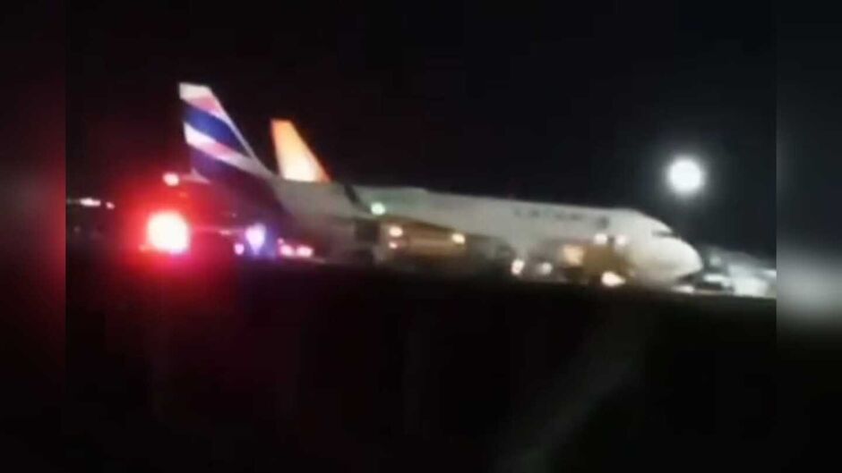 Movimentação da PF em aeroporto chama atenção com escolta de avião em Campo Grande