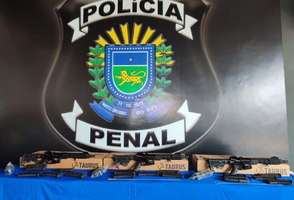 Polícia Penal recebeu armamento pesado 