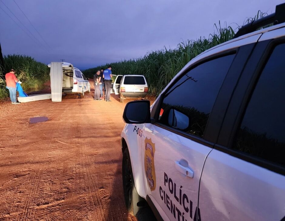 Corpo foi achado em uma estrada vicinal