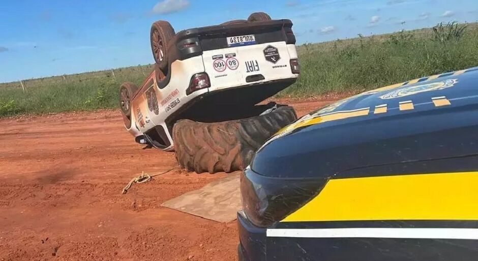 Homem foi preso transportando maconha escondida dentro de um pneu de trator 