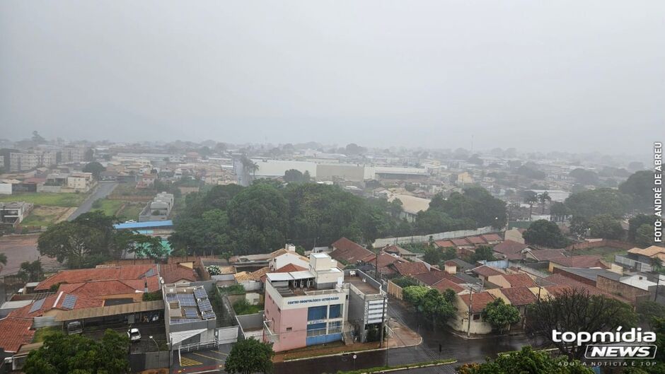 Podem ocorrer chuvas mais intensas e tempestades acompanhadas de raios e rajadas de vento