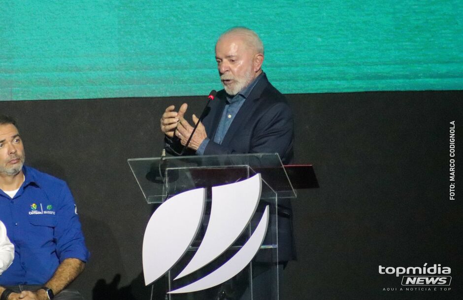 Lula participa de inauguração de fábrica em MS