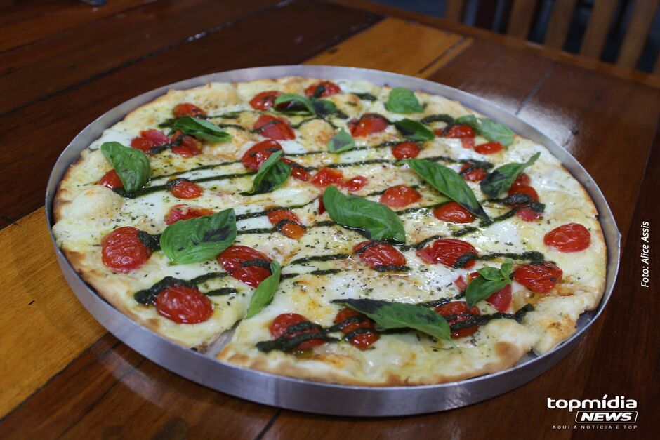 Pizzas são leves e saborosas