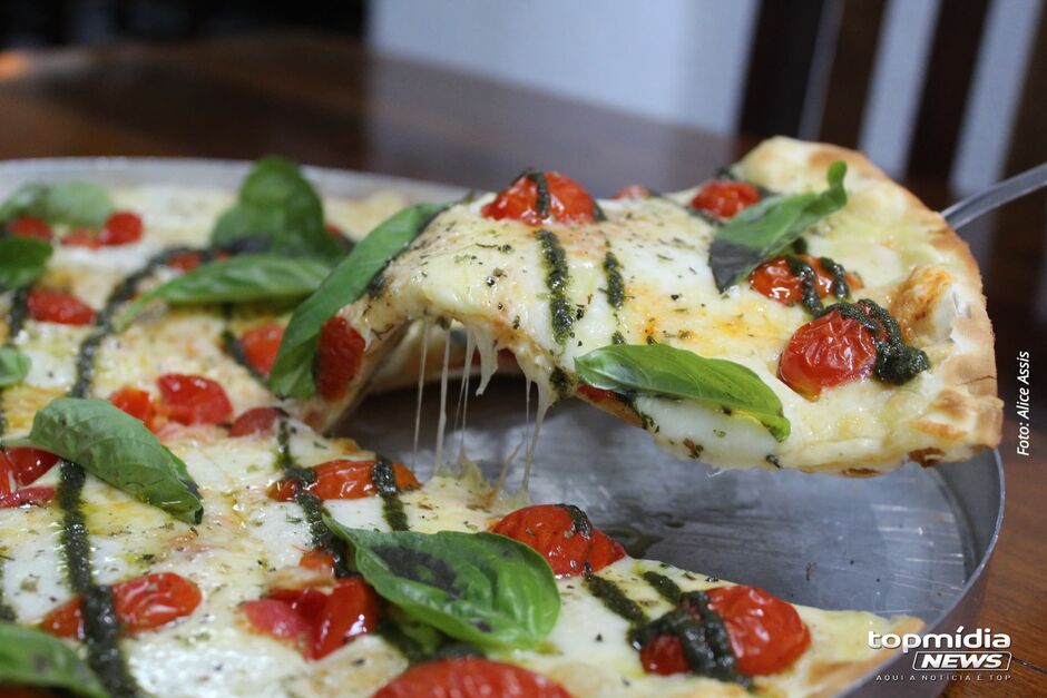 Pizzas são leves e saborosas