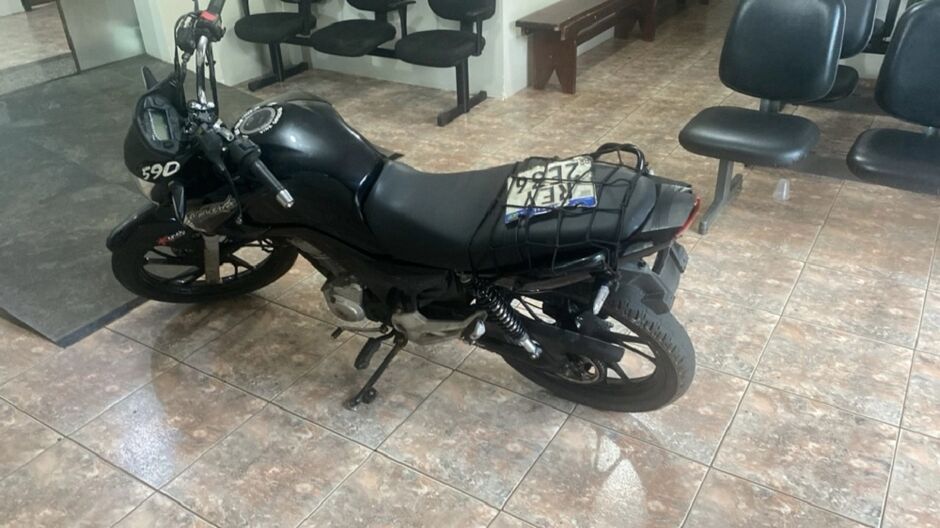 Moto apreendida 